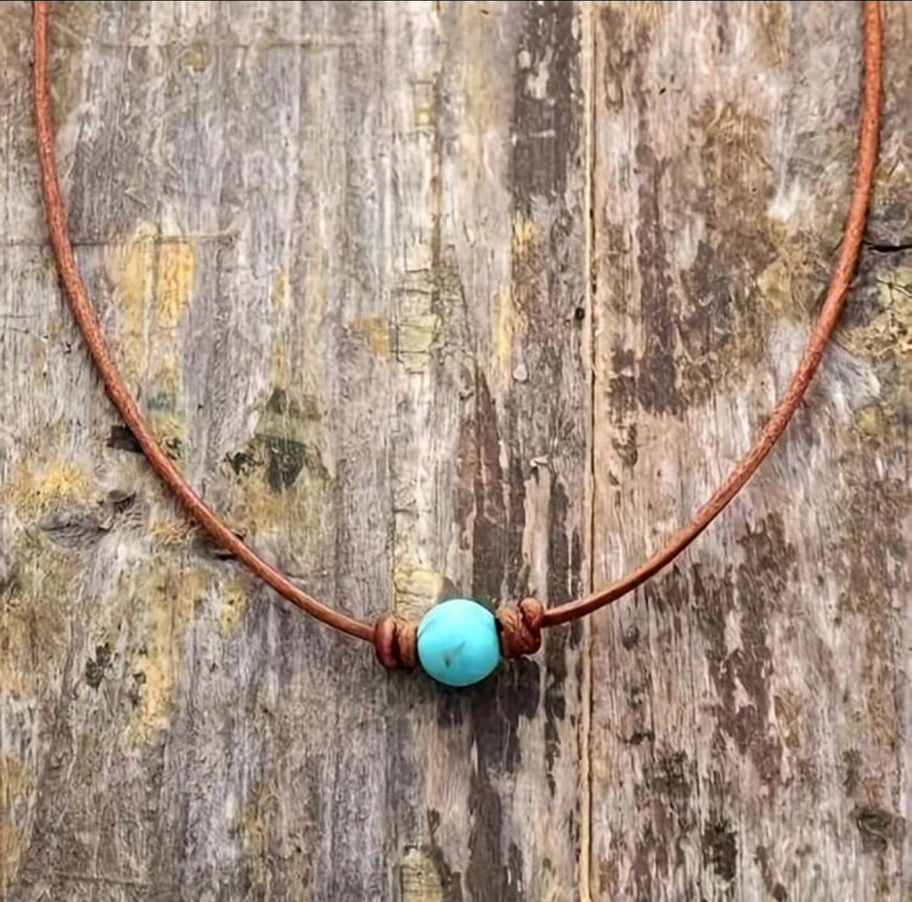 Tranquility Leather Choker