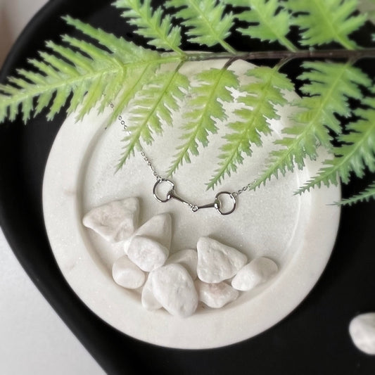 Horse Bit Necklace - SILVER