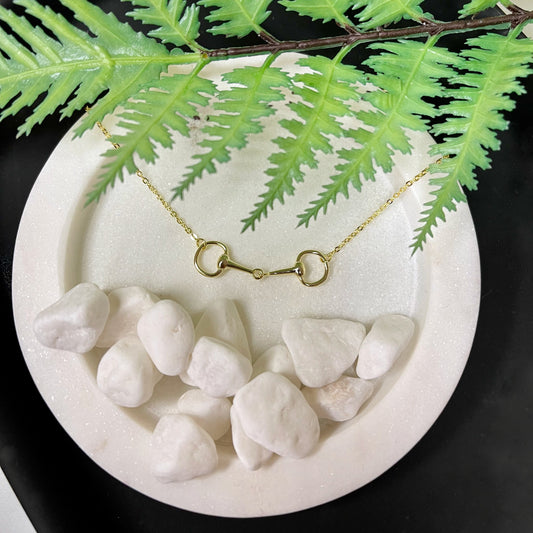 Horse Bit Necklace  - GOLD