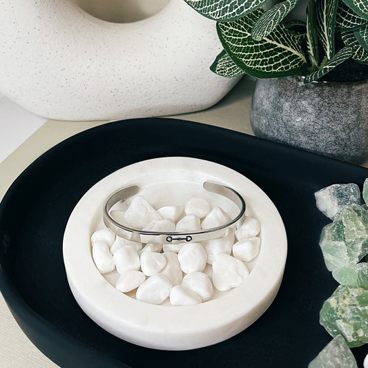 Snaffle Bit Cuff - SILVER